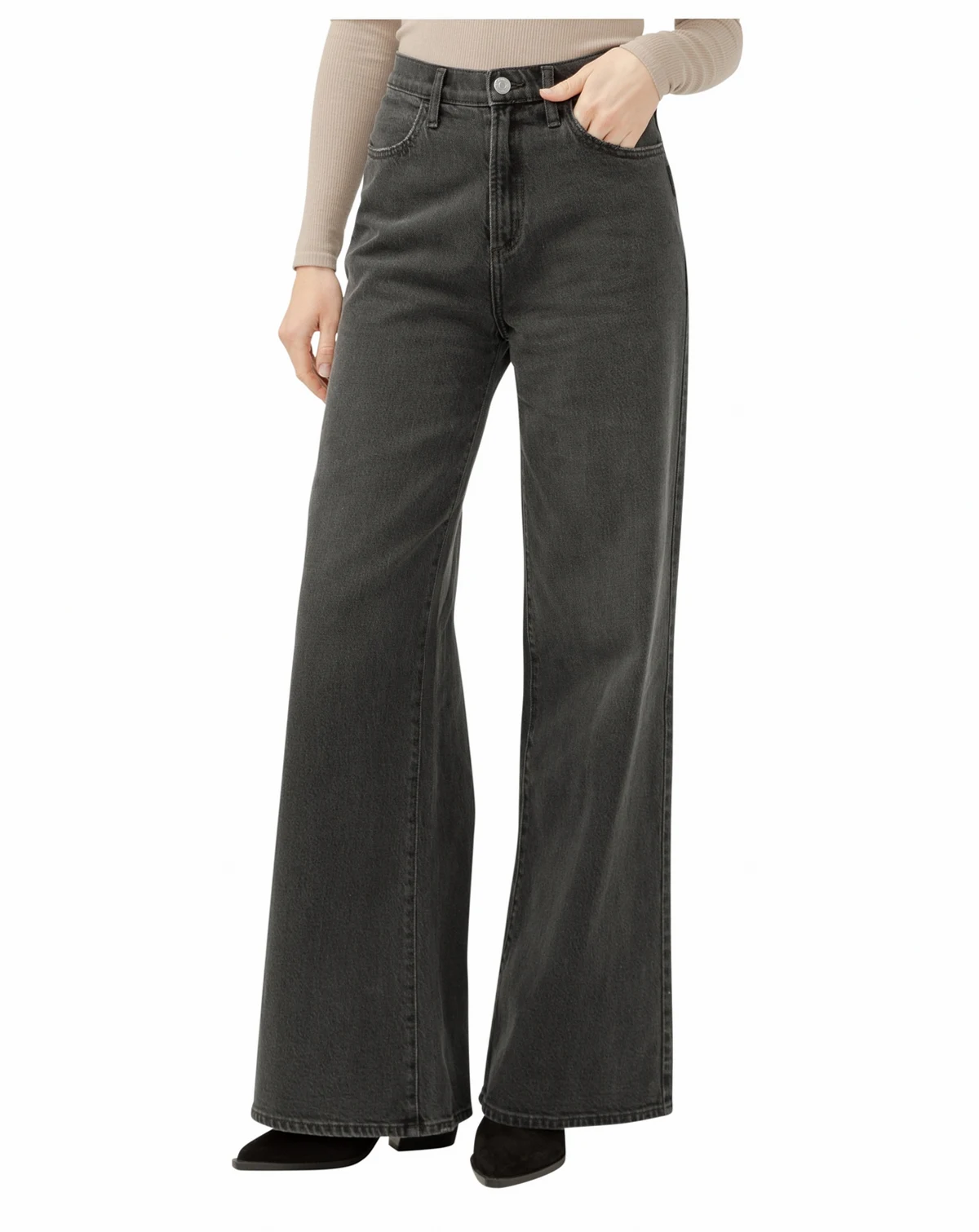 Women's Highly Desirable High Rise Ultra Wide Leg Jeans