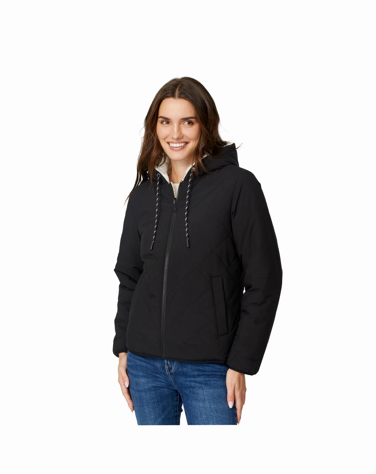 Women's Hooded Cirrus Quilted Reversible Jacket