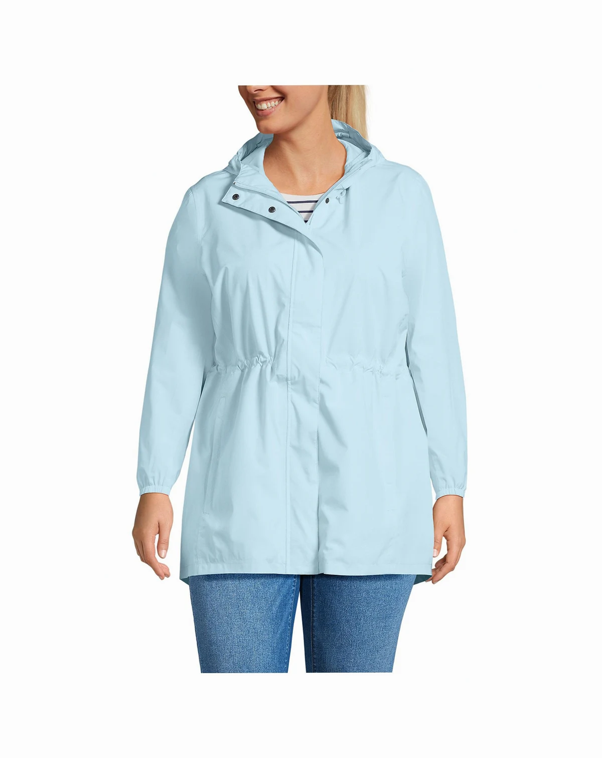 Plus Size Squall Packable Waterproof Raincoat