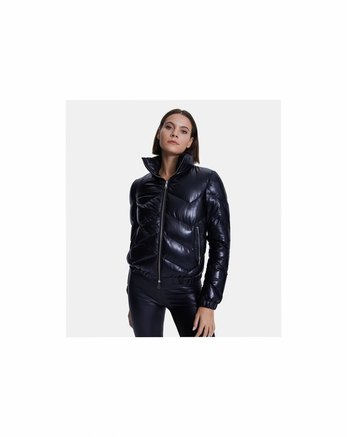Women's Fashion Jacket, Nappa Black