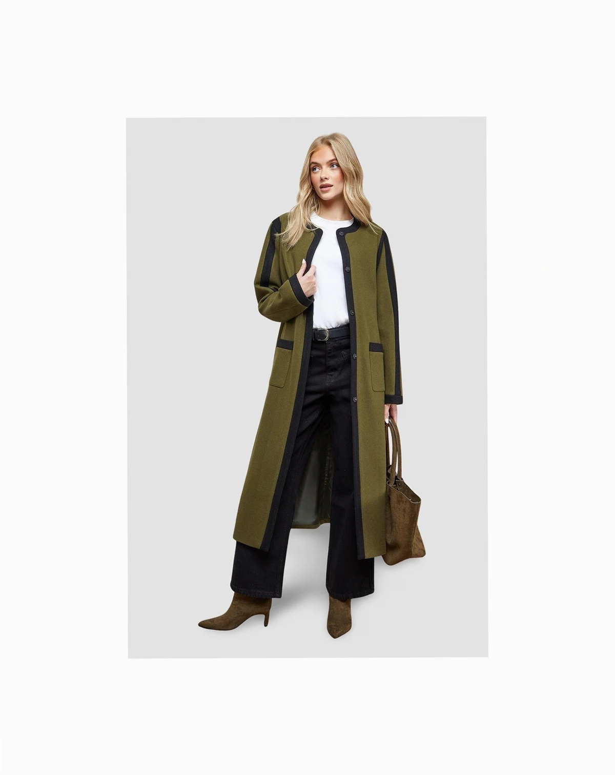 Women's Tipped Coat