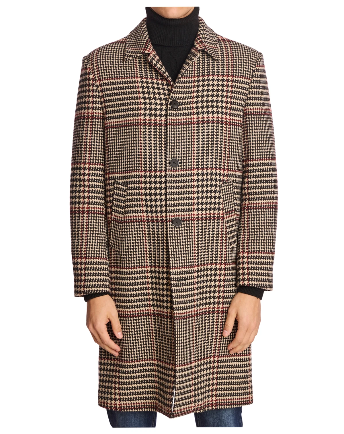 Men's Slash Pocket Overcoat