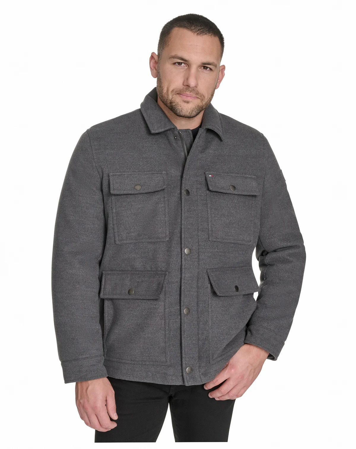 Men's Wool Blend Field Jacket