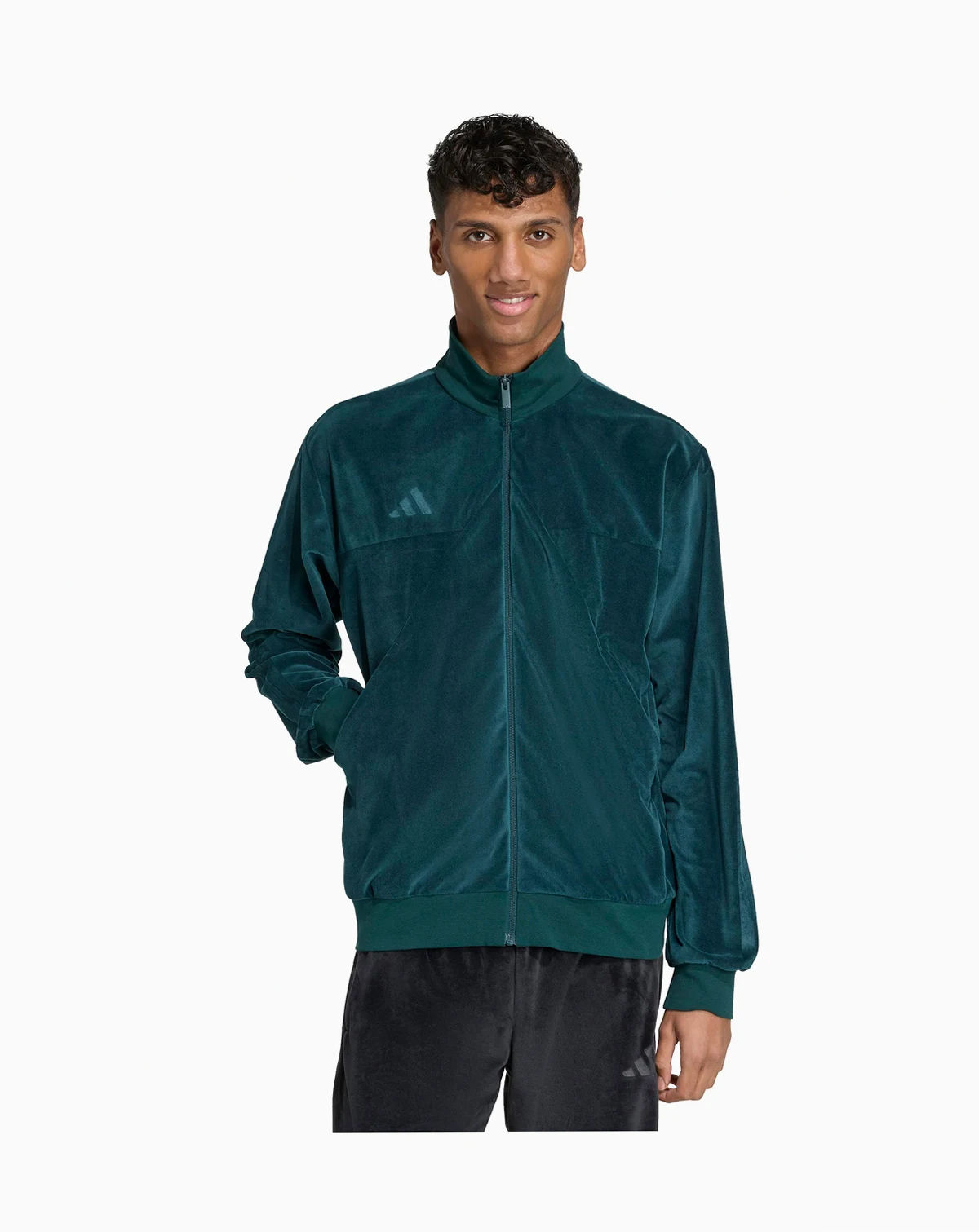 Men's House of Tiro Velour Long-Sleeve Track Jacket