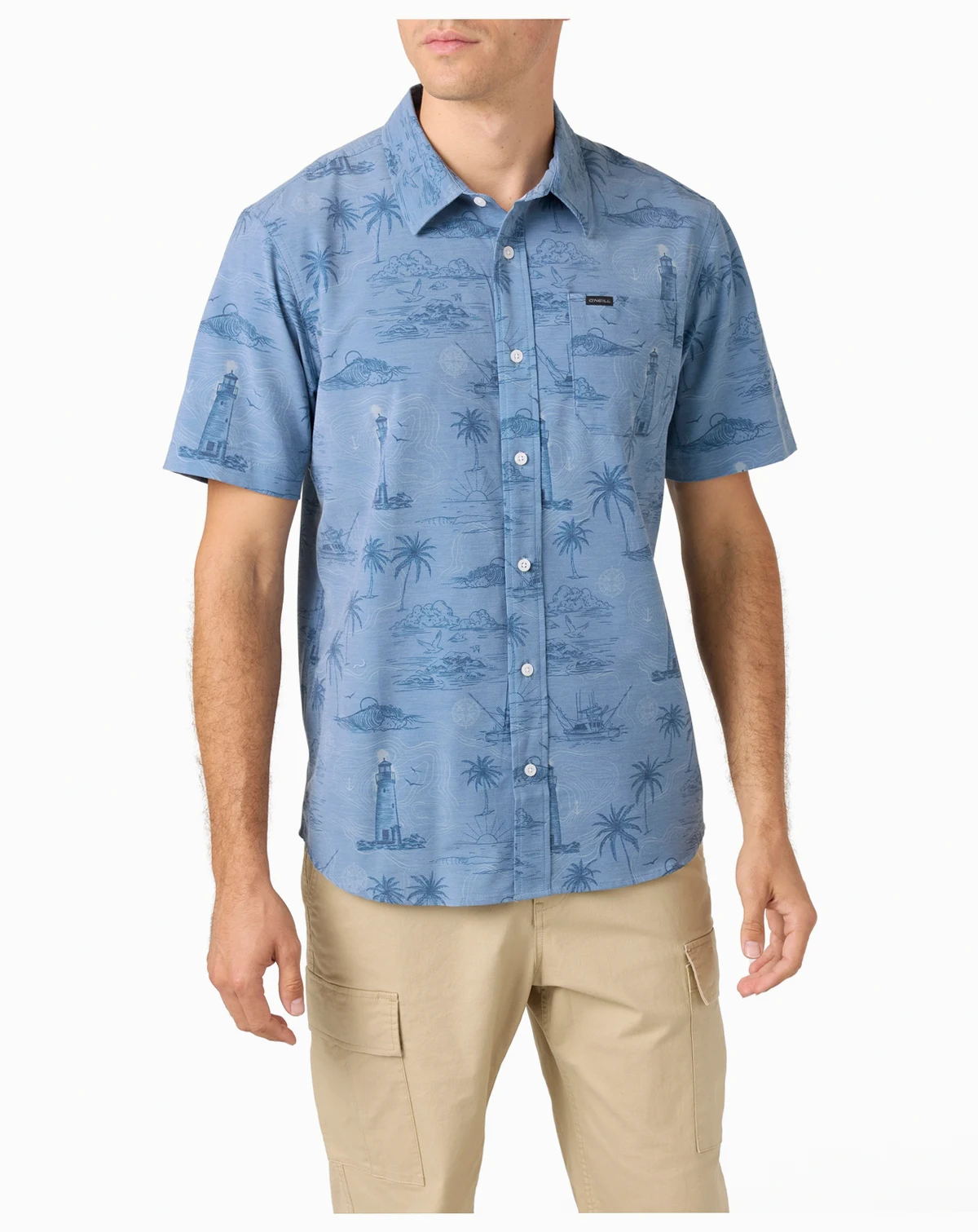 Men's Traveler Ultraviolet Protection Factor Short Sleeve Relaxed Shirt