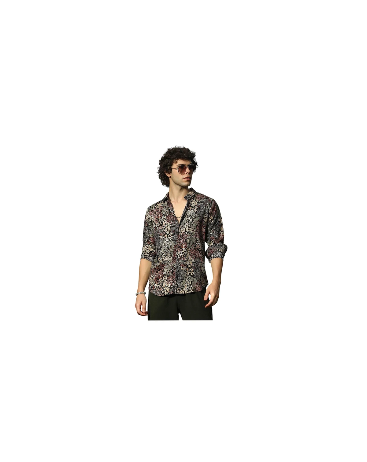 Men's Multicolour Regal Foliage Shirt