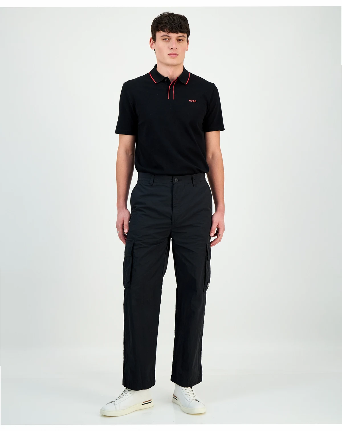 Men's Greco Regular-Fit Logo Cargo Pants