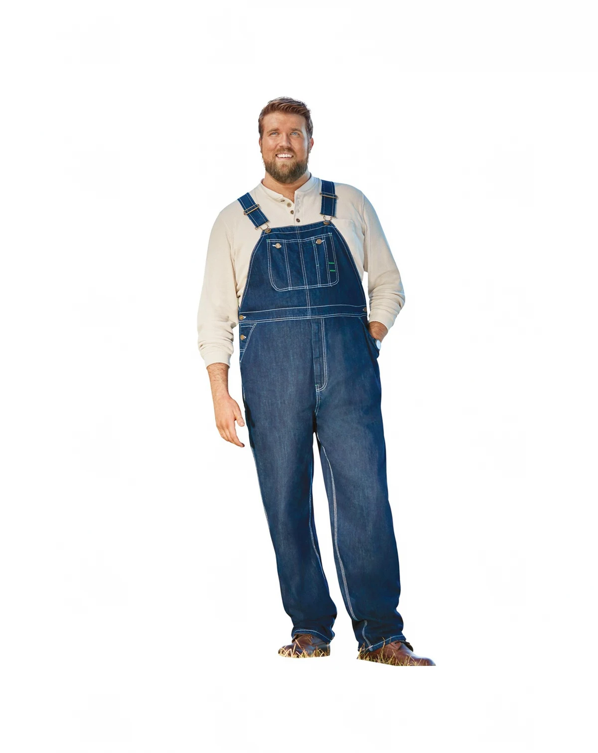 Big & Tall by KingSize Denim Overalls