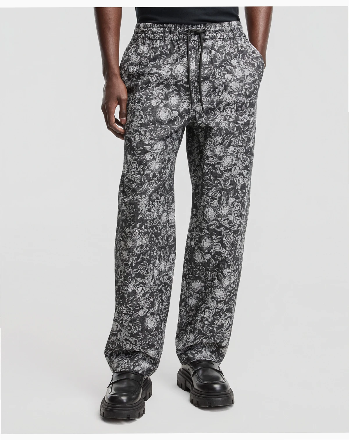 Men's Relaxed-Fit Floral Pants, Macy's Exclusive