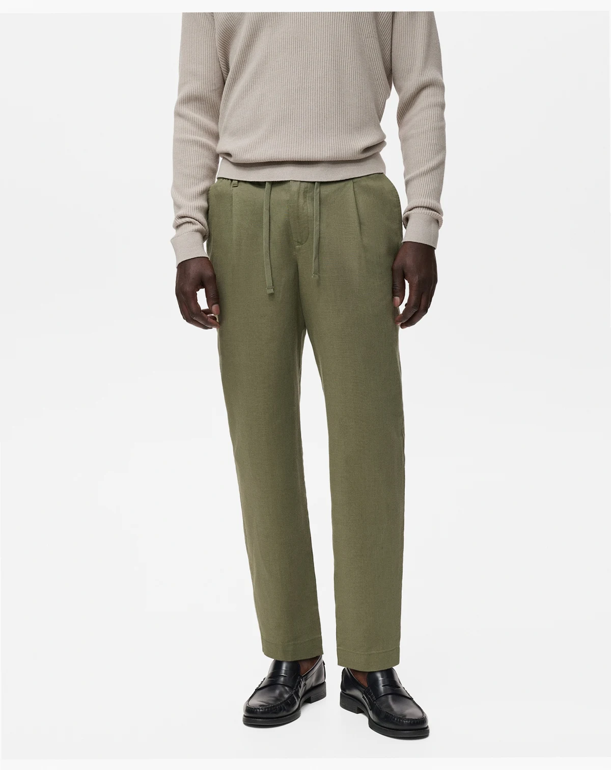 Men's Drawstring Slim-Fit Pants