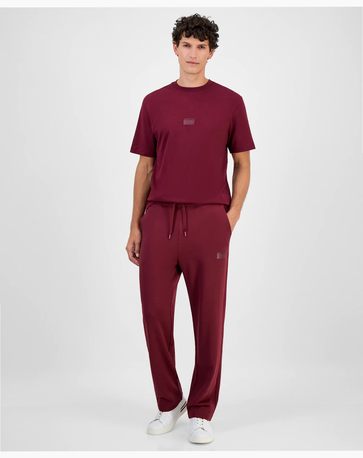 Men's Cotton Relaxed Straight-Leg Pants