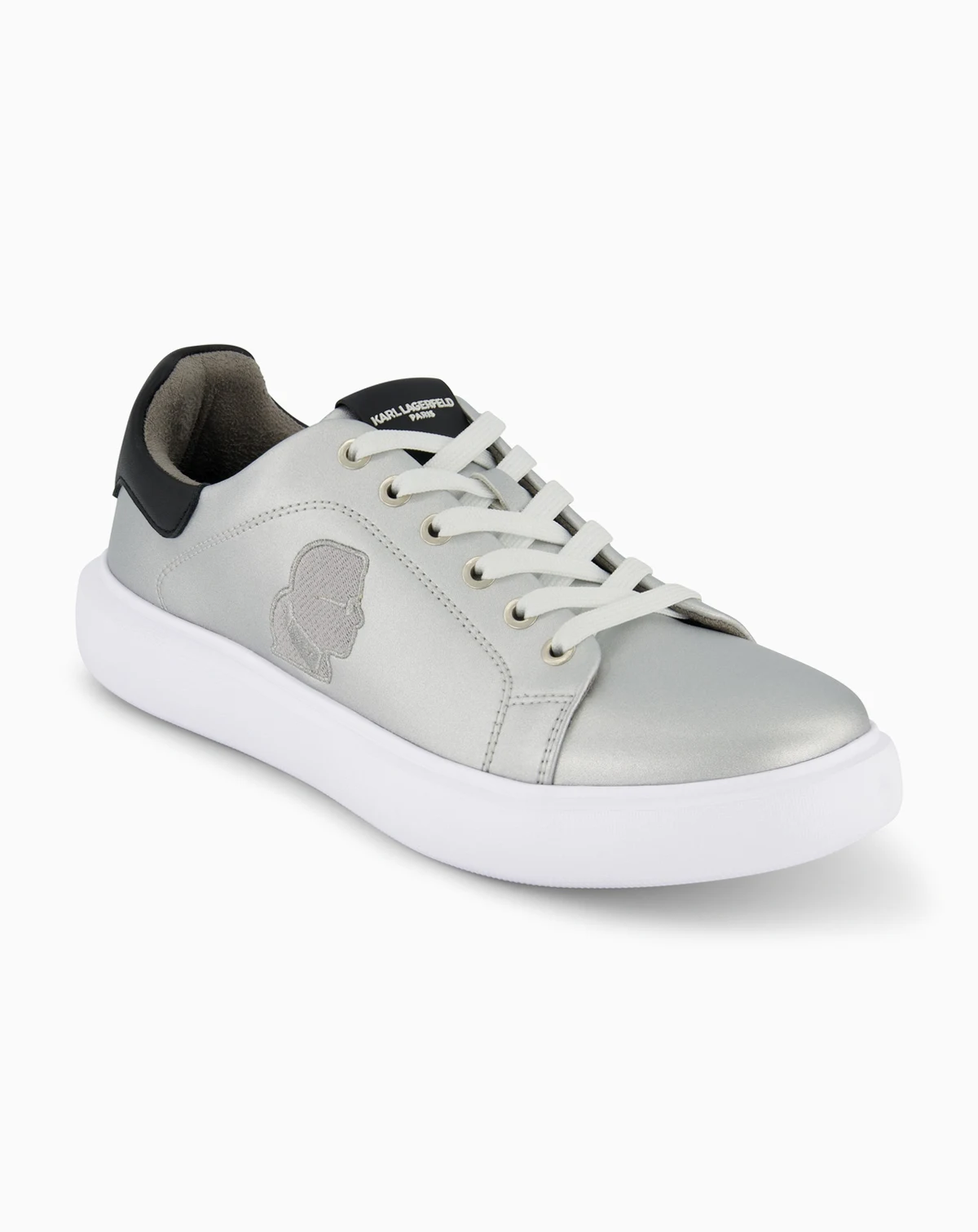 Men's Embroidered Karl Head Profile Sneakers