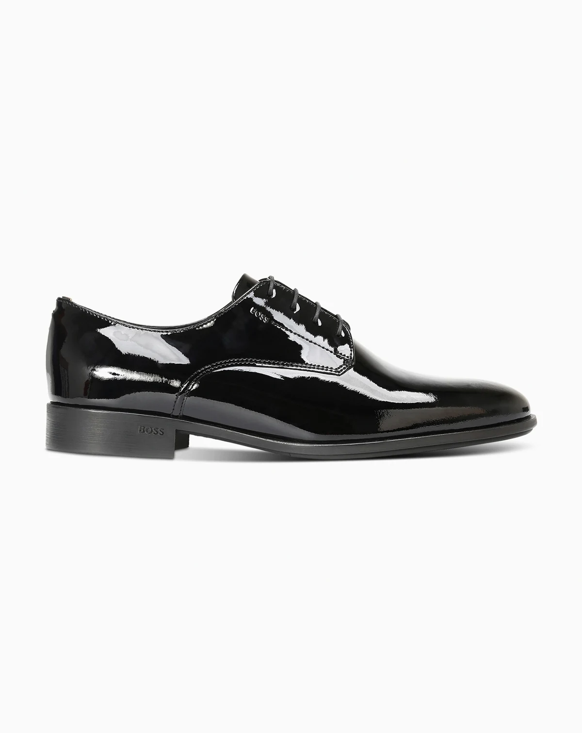 Men's Patent Leather Colby Printed Derby Dress Shoe