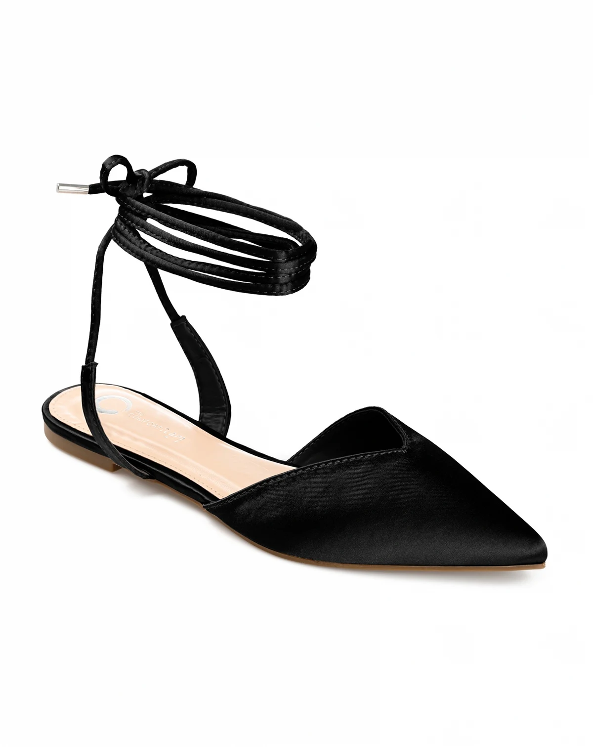 Women's Theia Ankle Tie Pointed Toe Flats