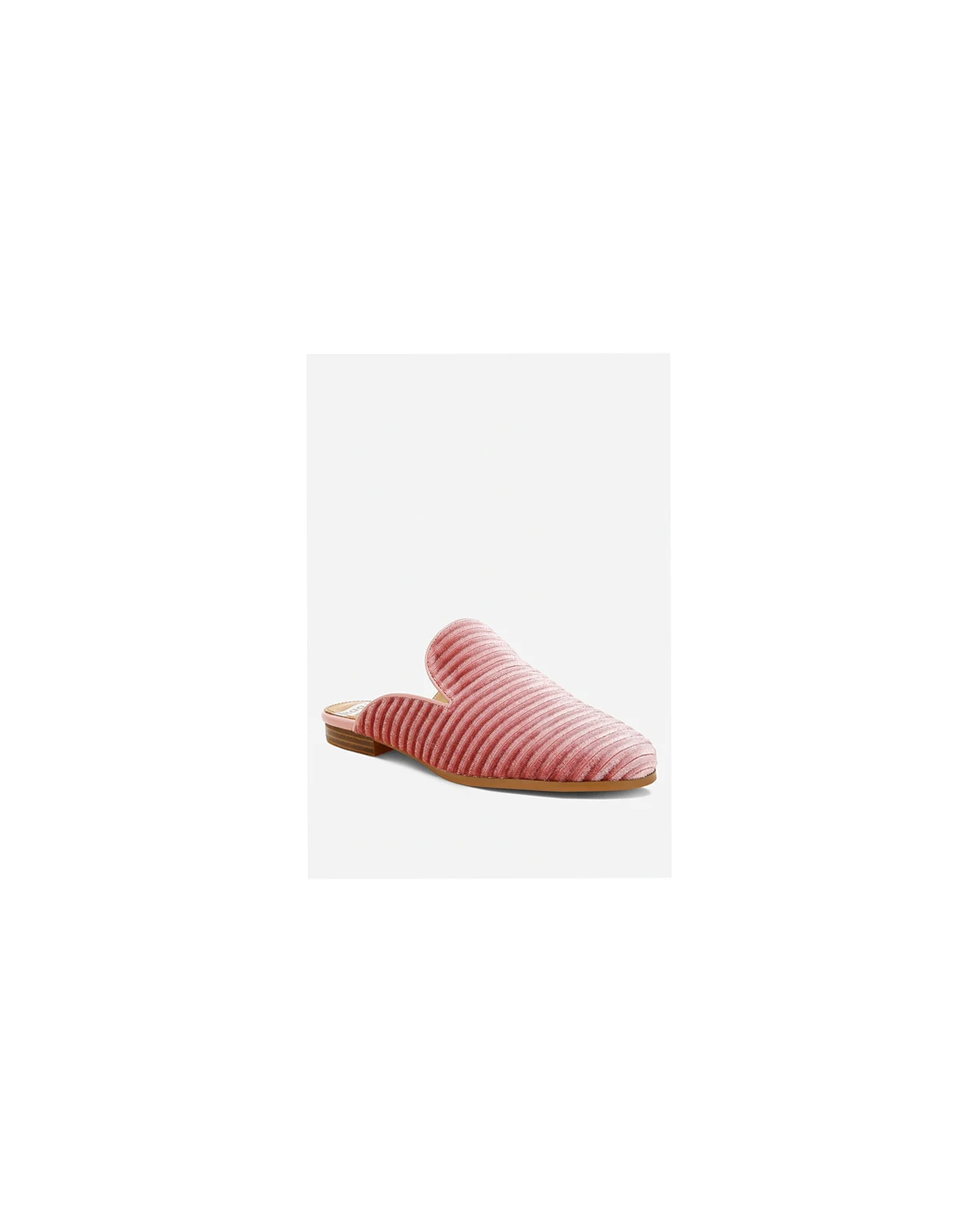 Womens Ouzini Velvet Textured Slip On Mules