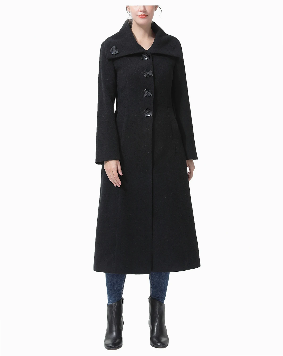 Women's Kaeli Wool Blend Maxi Coat