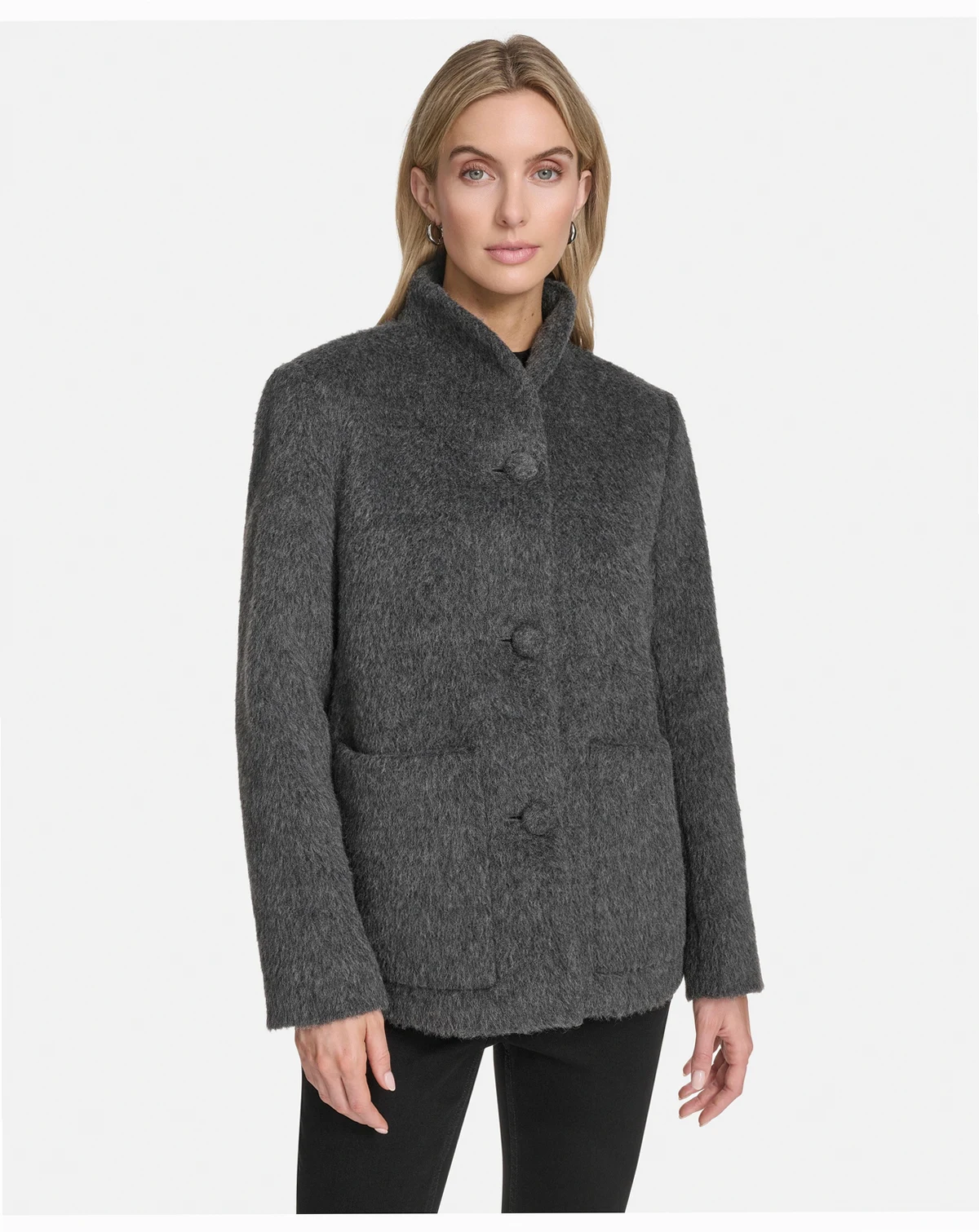 Women's Piper Button Front Wool Blend Jacket