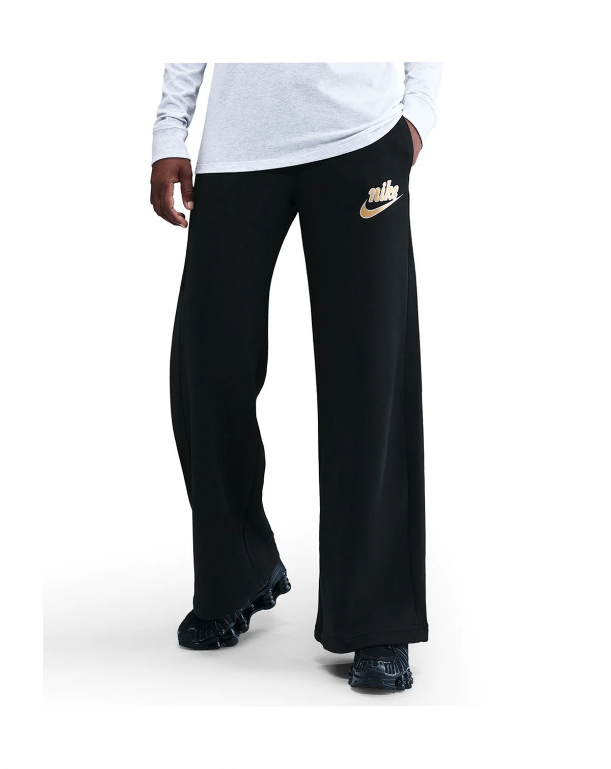 Women's Club Fleece Mid-Rise Wide-Leg Pants