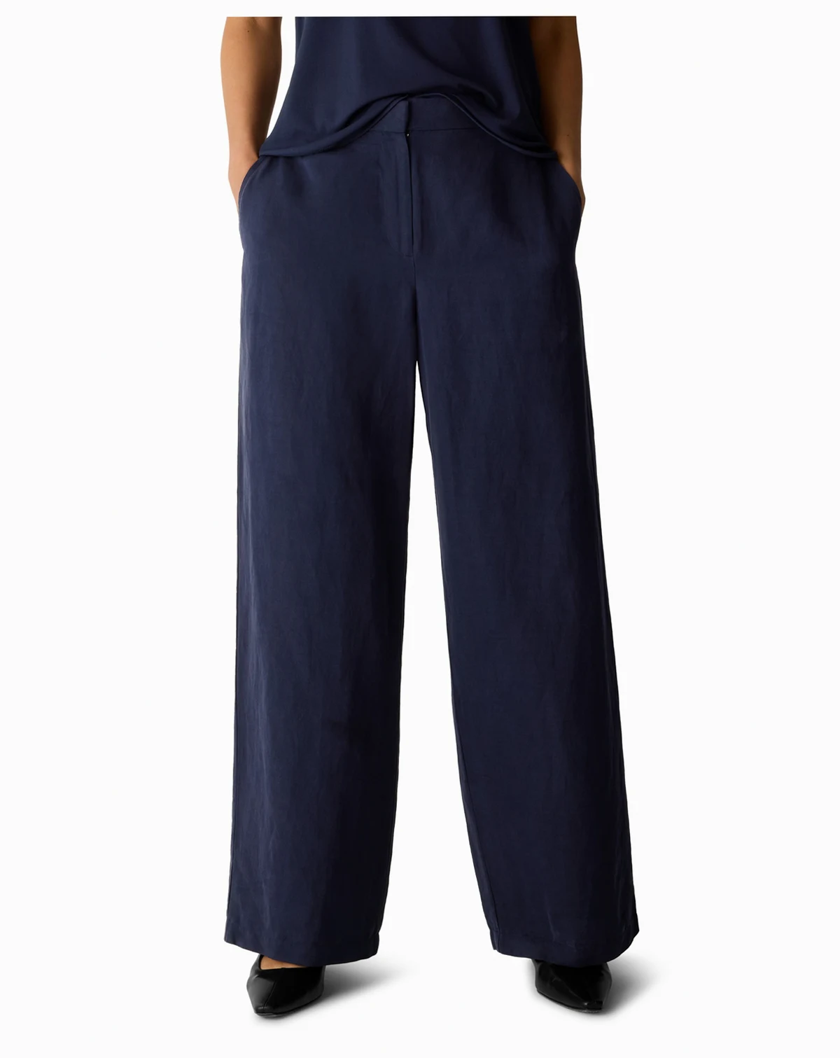 Women's High-Waist Wide-Leg Trousers