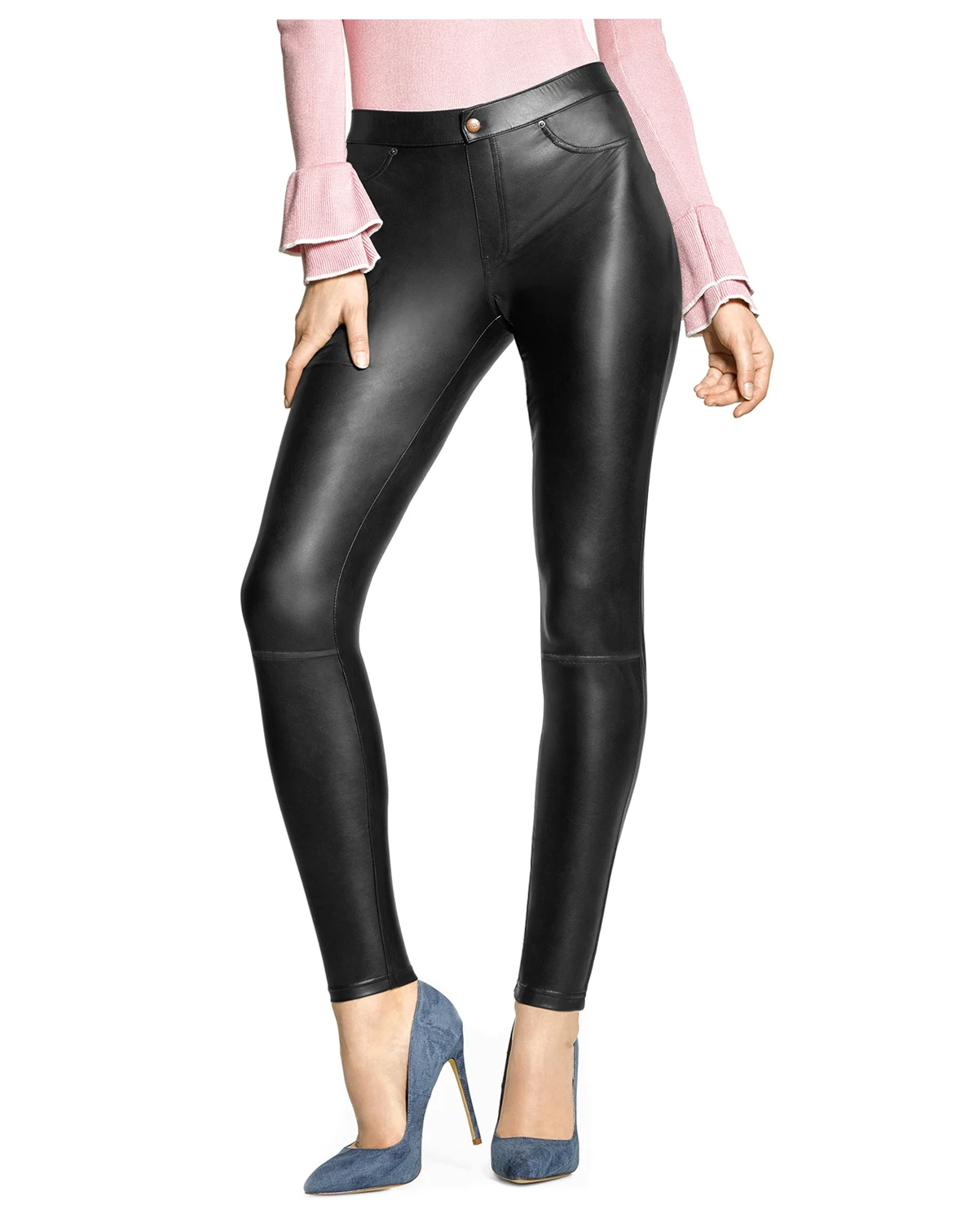 Women's Faux-Leather Leggings