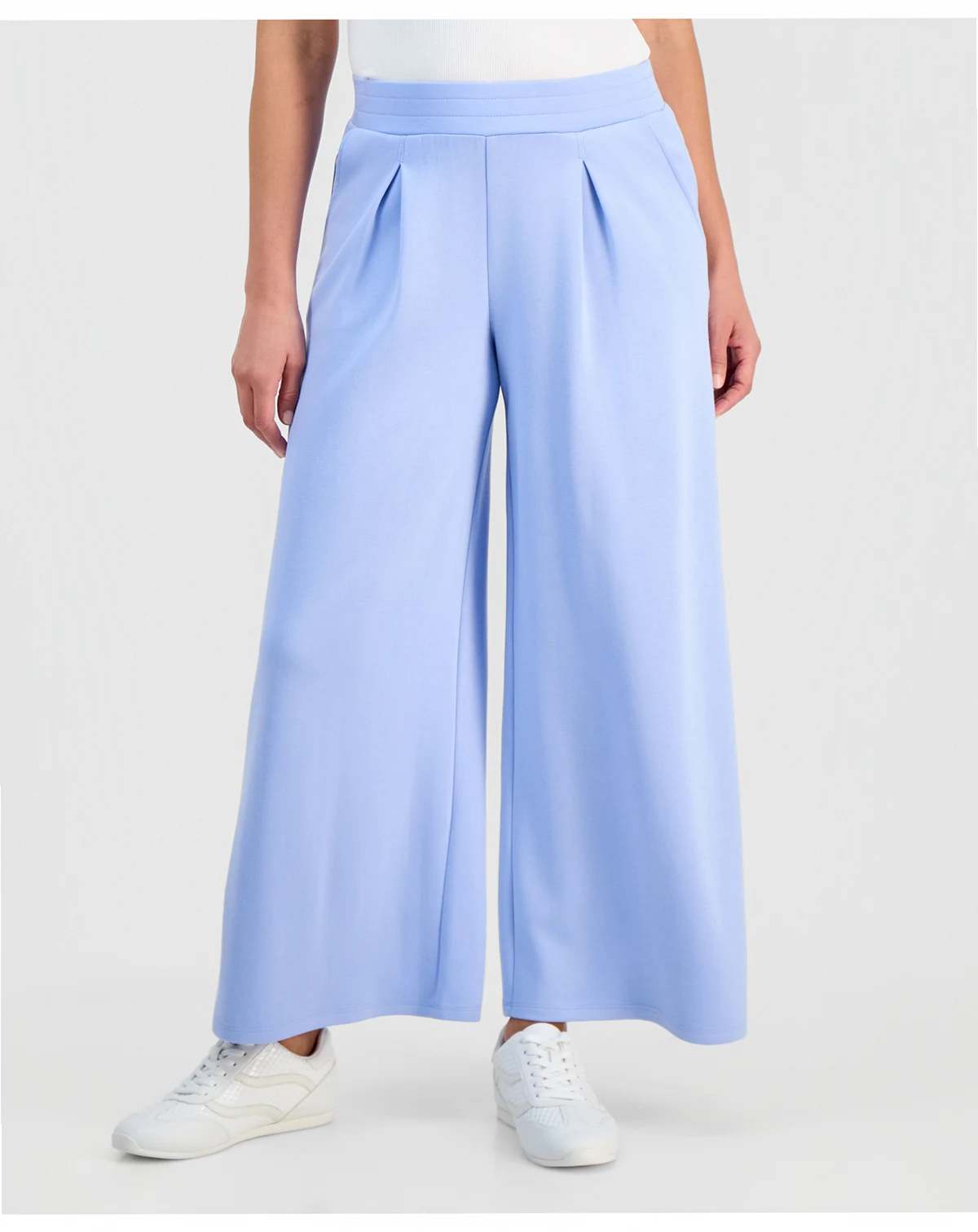 Petite High-Rise Wide-Leg Sweatpants, Macy's Exclusive