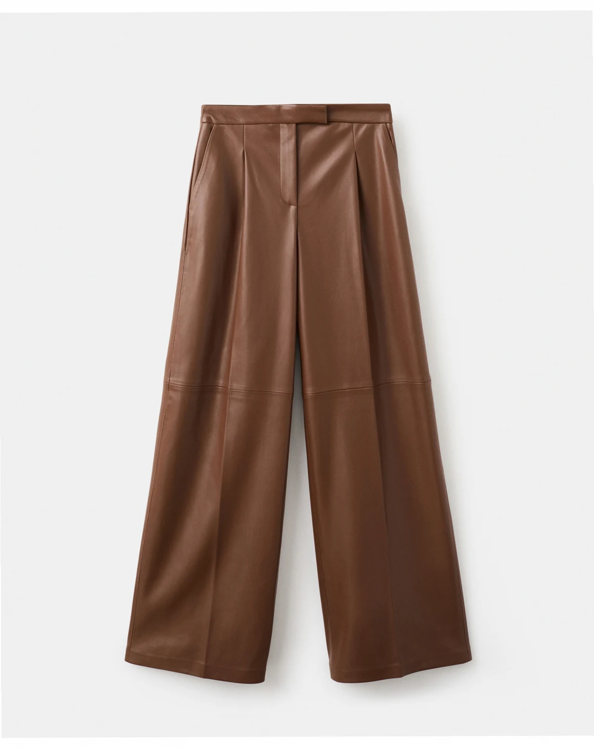 Women's Wide-Leg Faux-Leather Pants