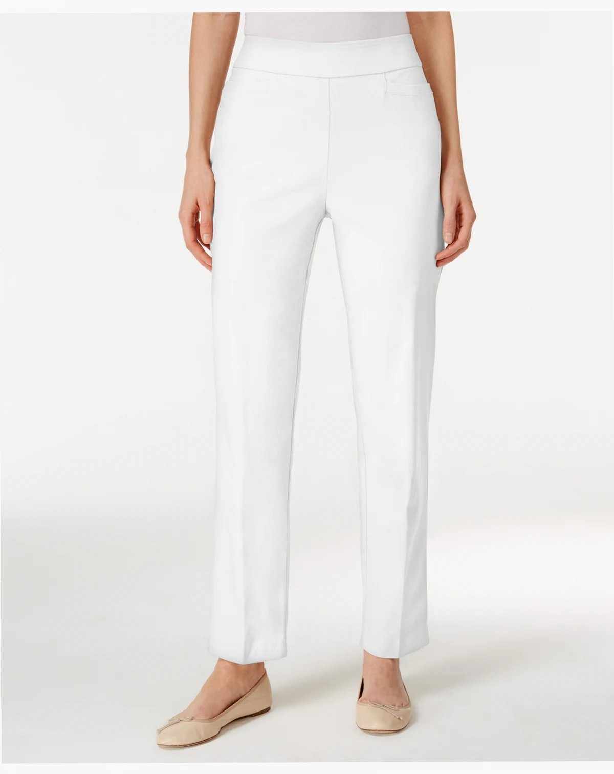Classics Allure Pull-On Slim-Leg Pants