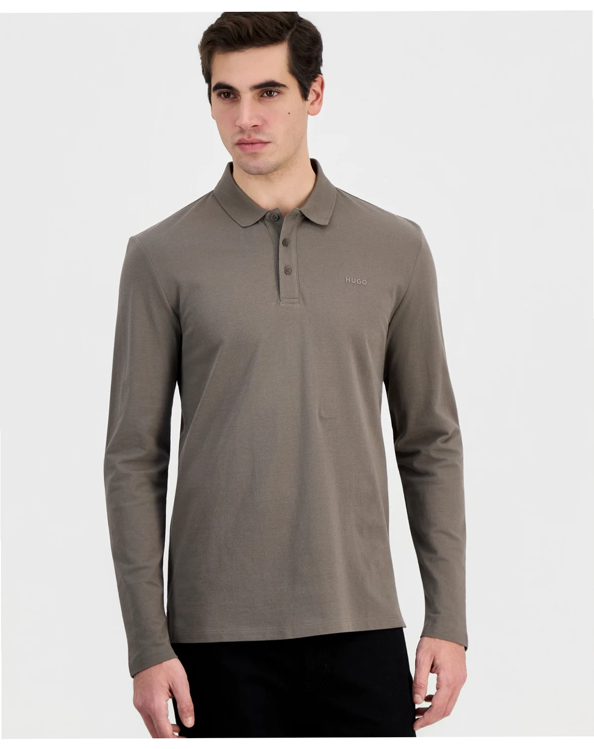 Men's Donoslong Long-Sleeve Polo Shirt