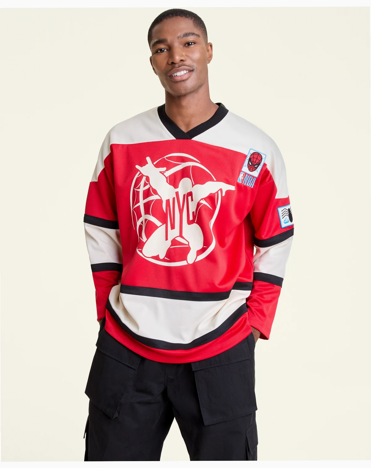 Adult's Spider-Man Long-Sleeve Jersey, Macy's Exclusive