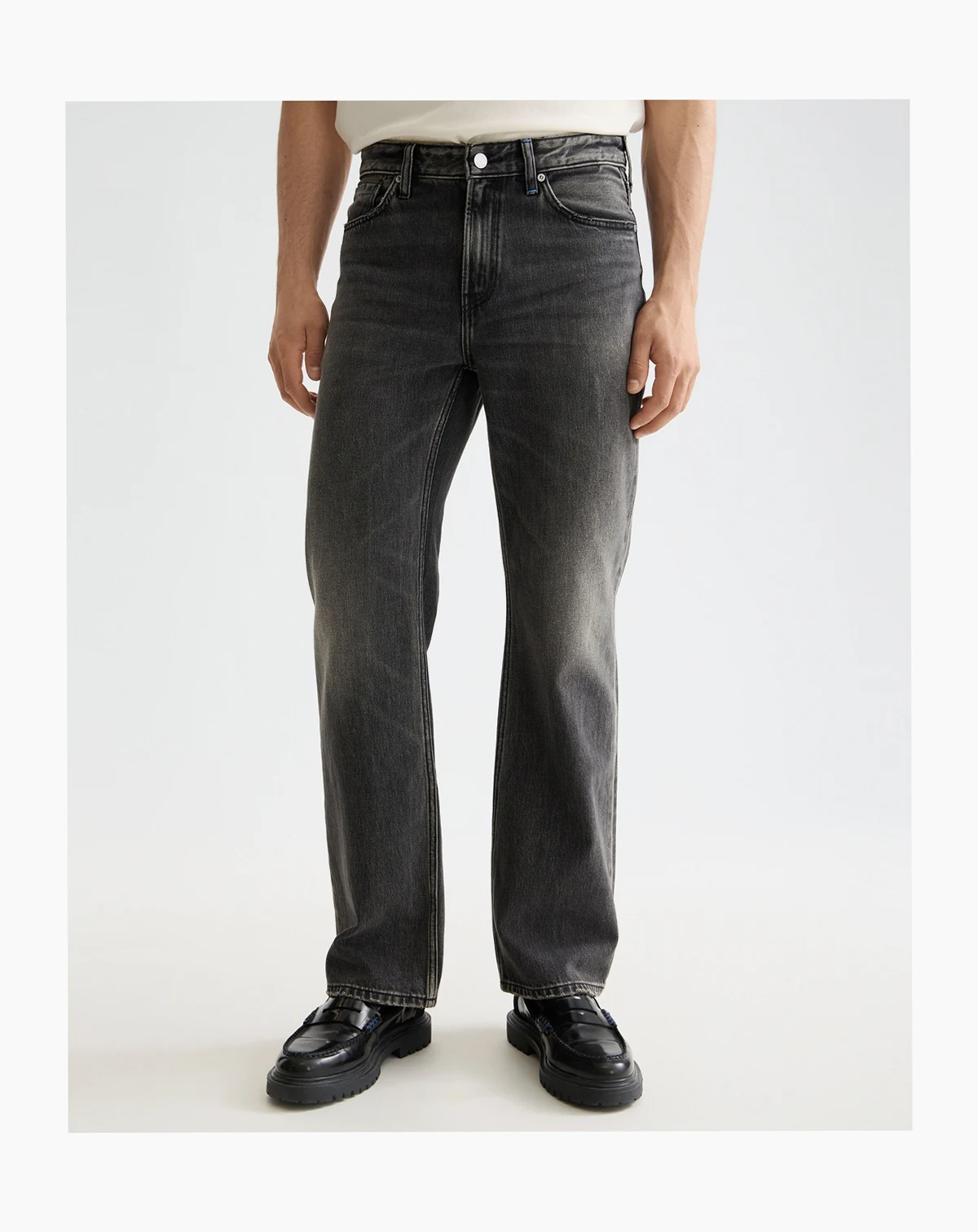 Men's Straight Leg Slim Fit Jeans