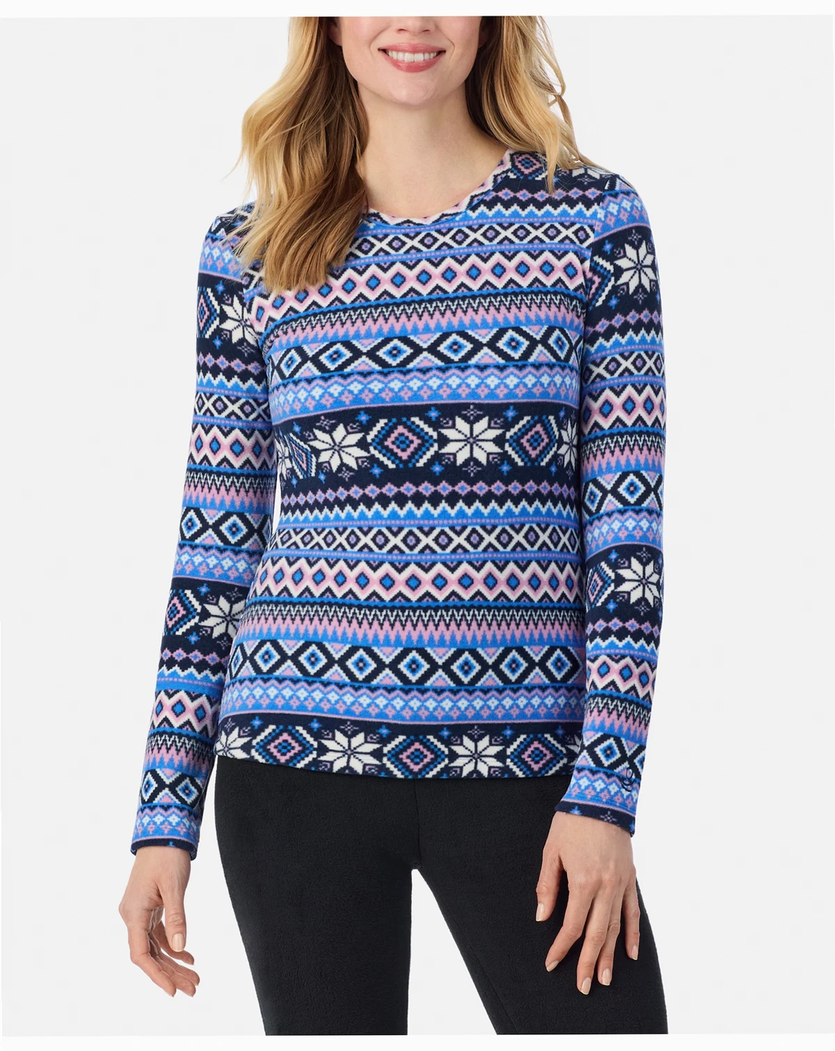 Fleecewear Long Sleeve Crew Neck Top