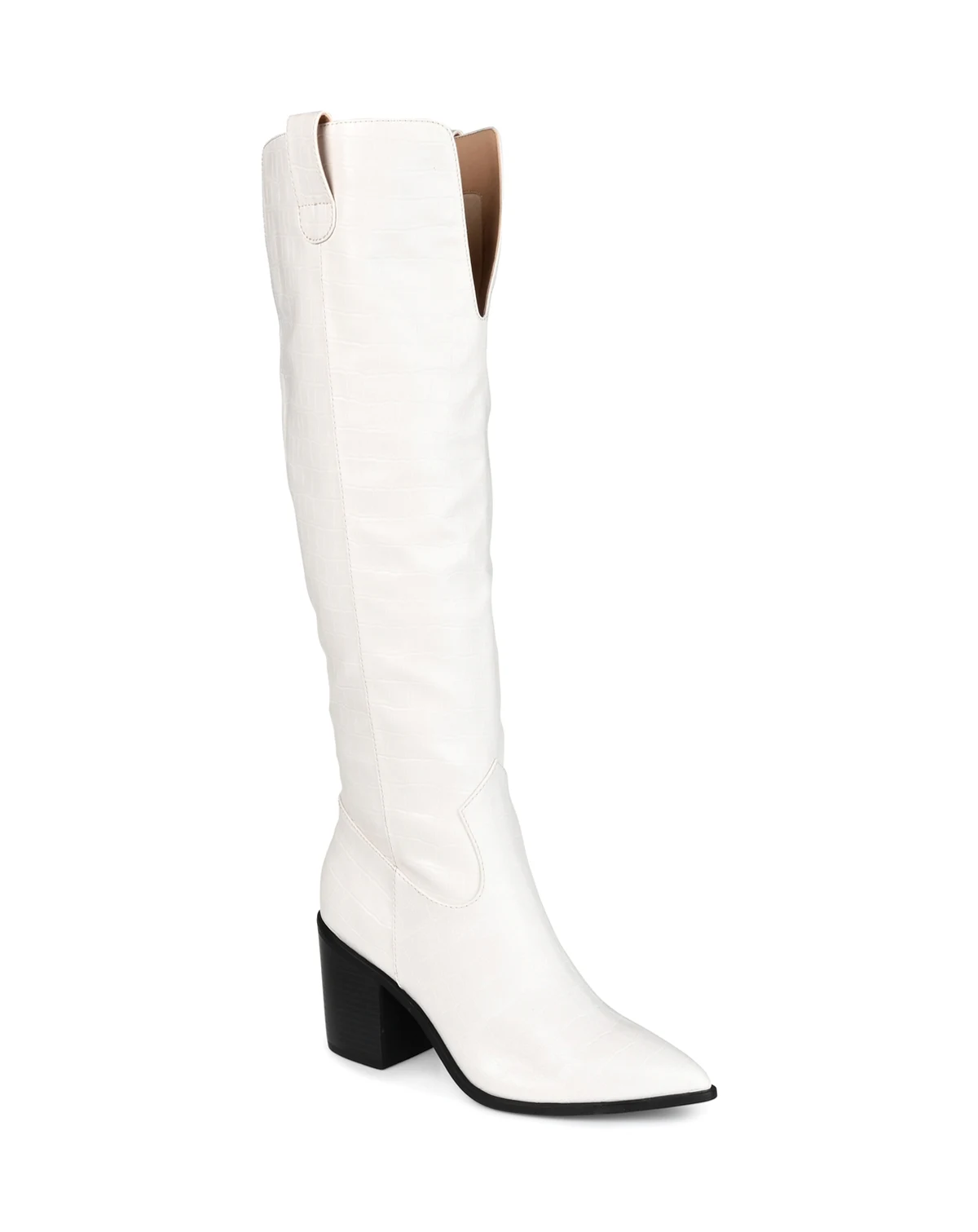 Women's Therese Regular, Wide Calf, & Extra Wide Calf Block Heel Knee High Dress Boots