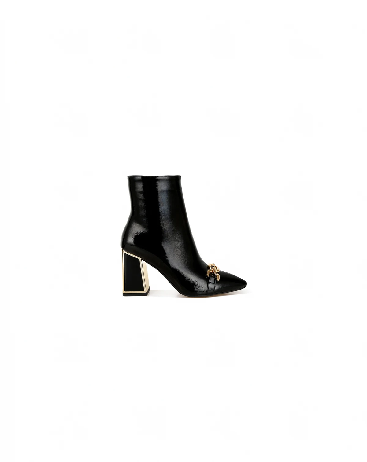 Womens Pollux Metallic Chain Detail Boots