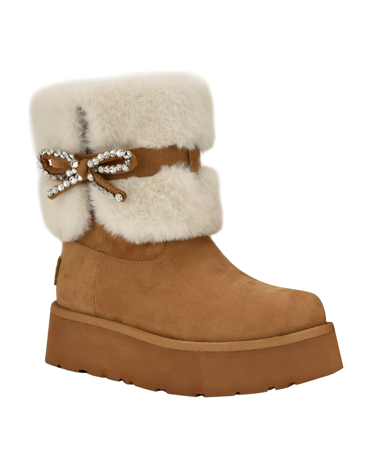 Women's Dowry Rhinestone Bow Cozy Winter Boots