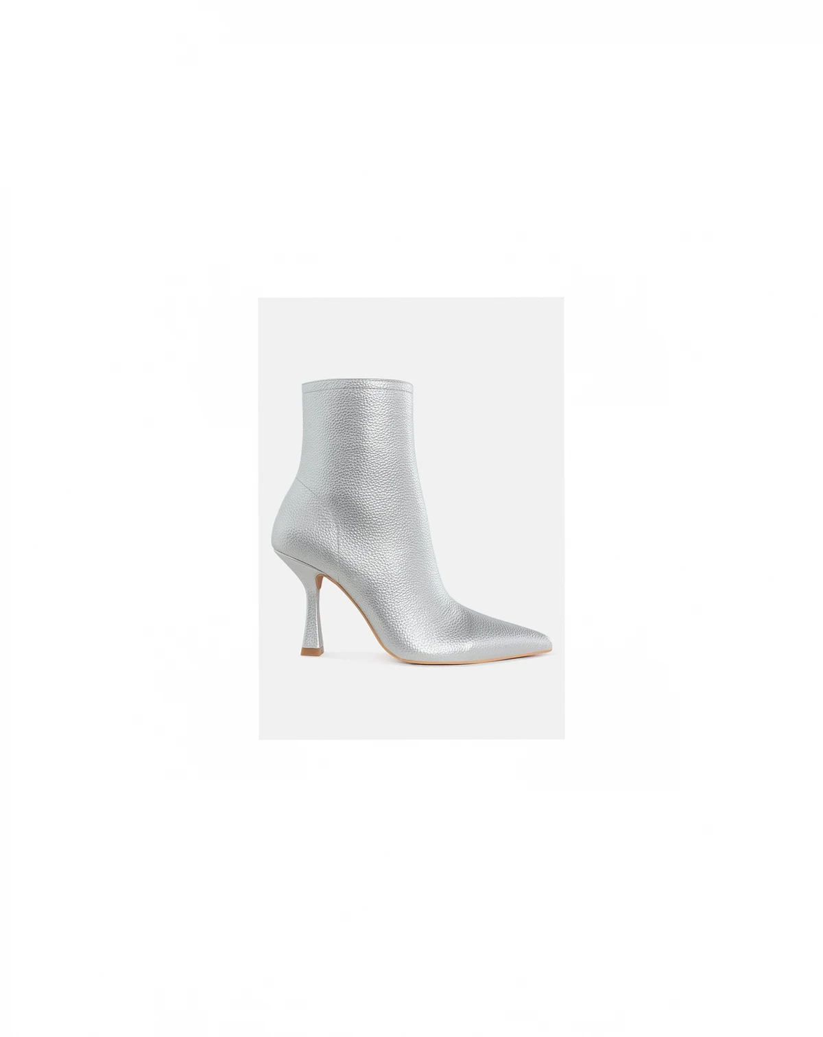 Womens Farnak Pleather Pointed Toe Ankle Boots
