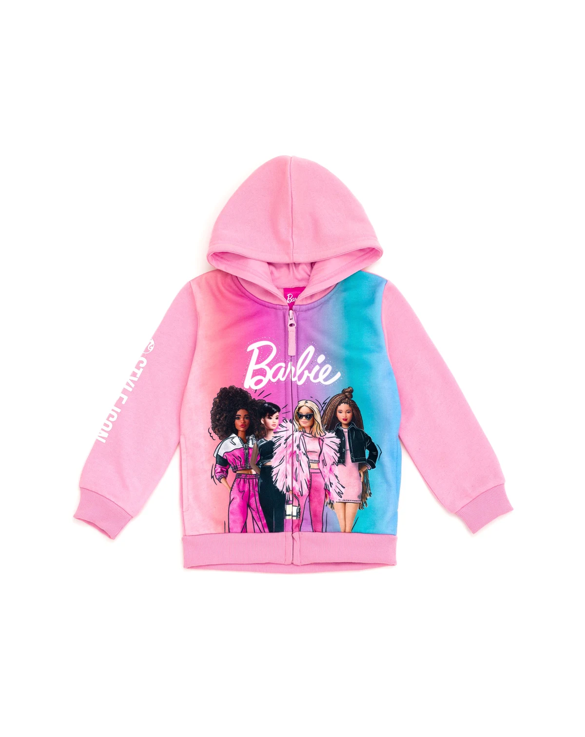 Toddler Girls Fleece Zip Up Hoodie