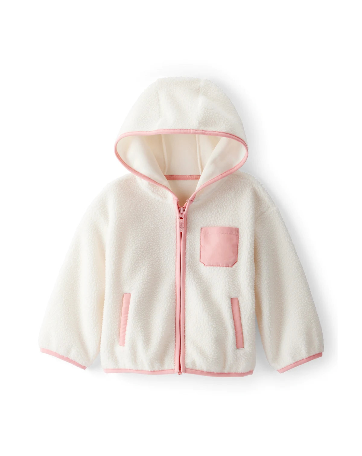 Toddler Girls Fleece Hoodie Jacket