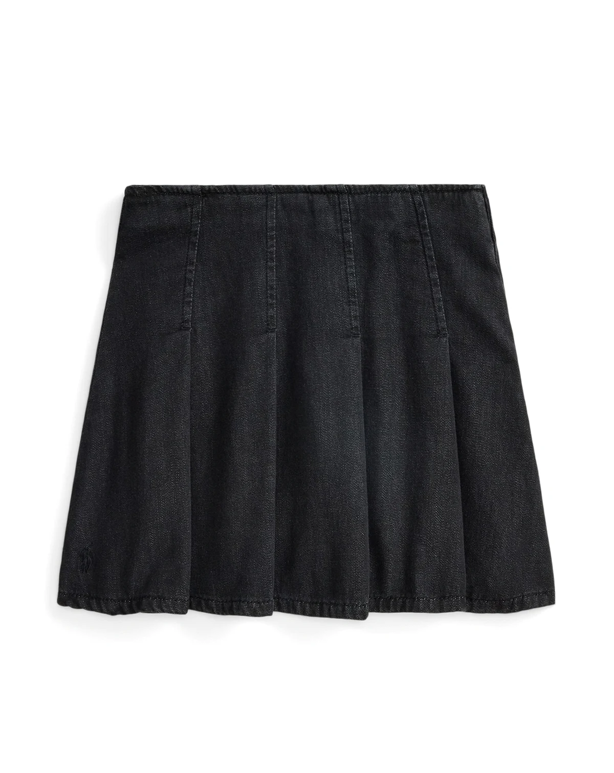 Girls' 2T-6X Pleated Denim Skirt