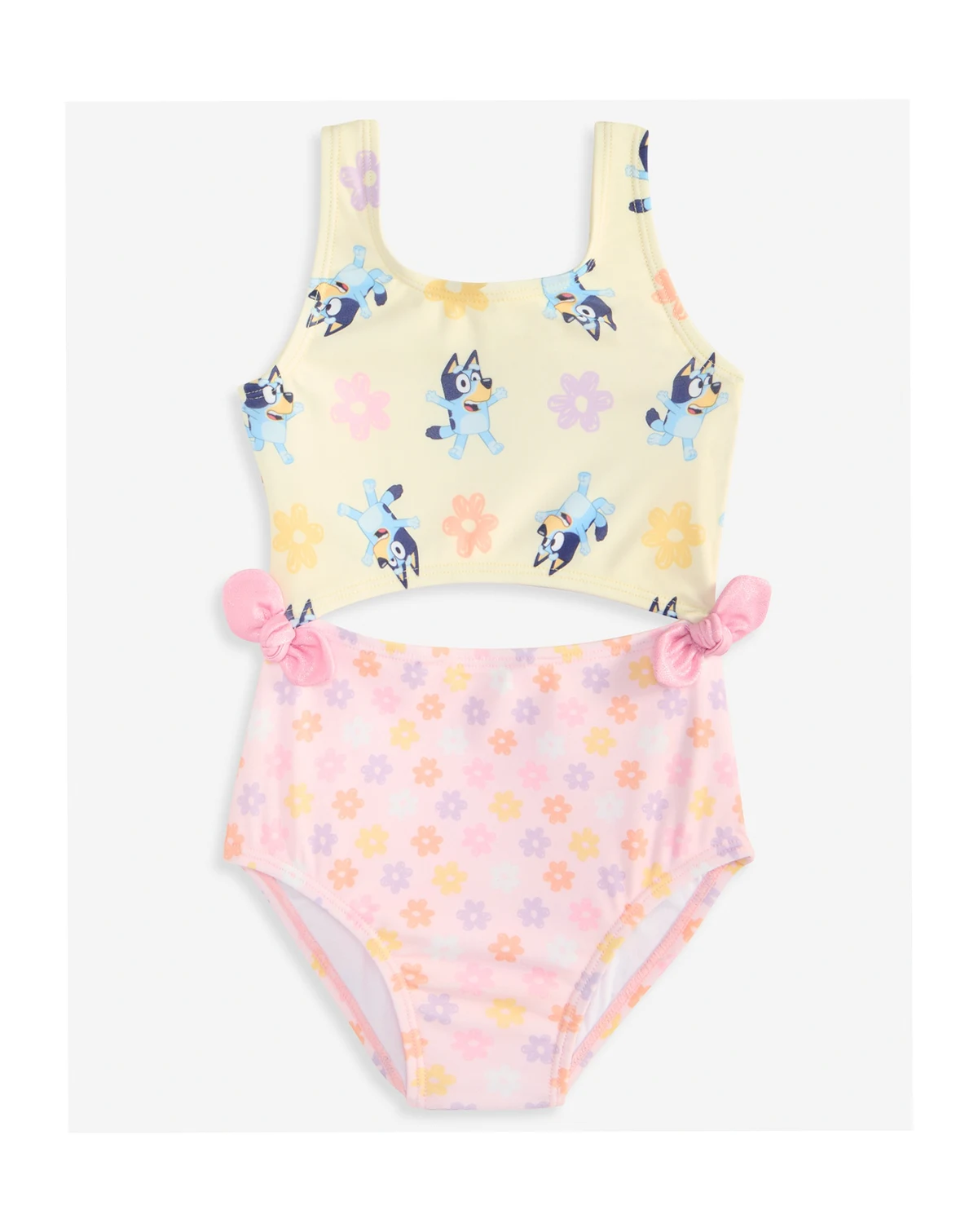 Girls' 2-6X Floral-Print Swimsuit
