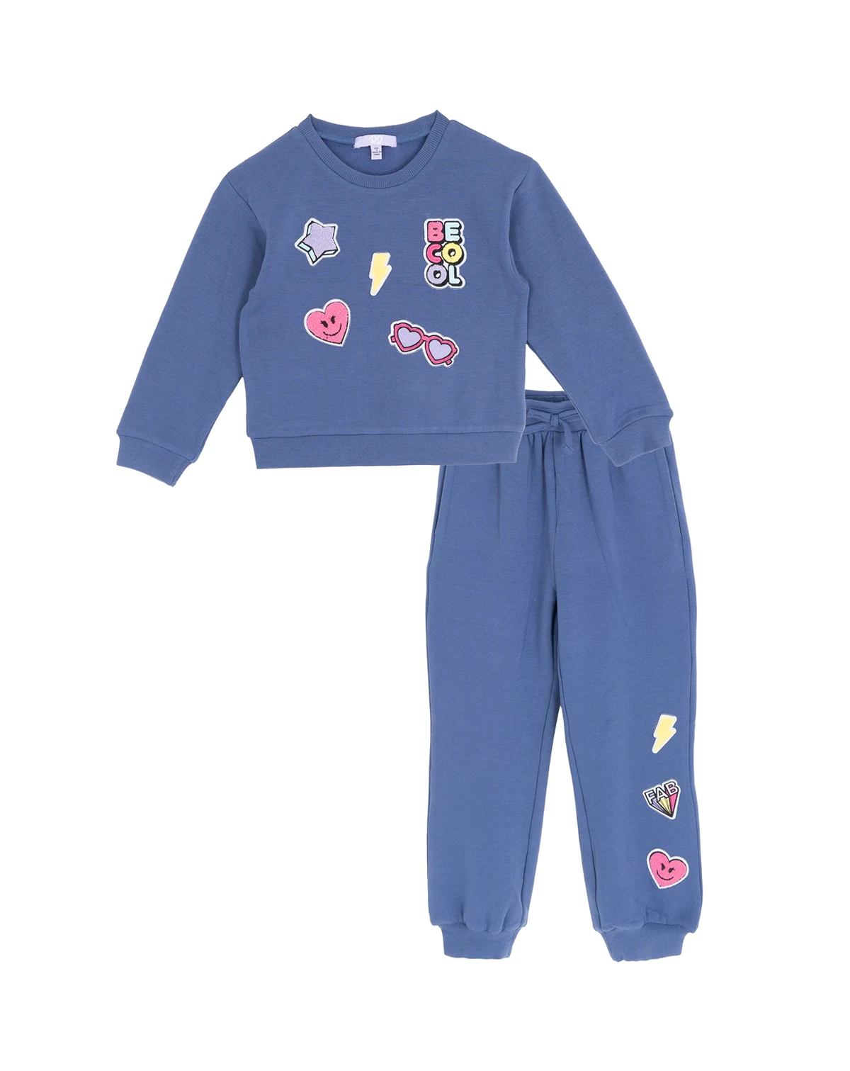 Girls' 4T-6X Long-Sleeve Top and Joggers, 2-Piece Set