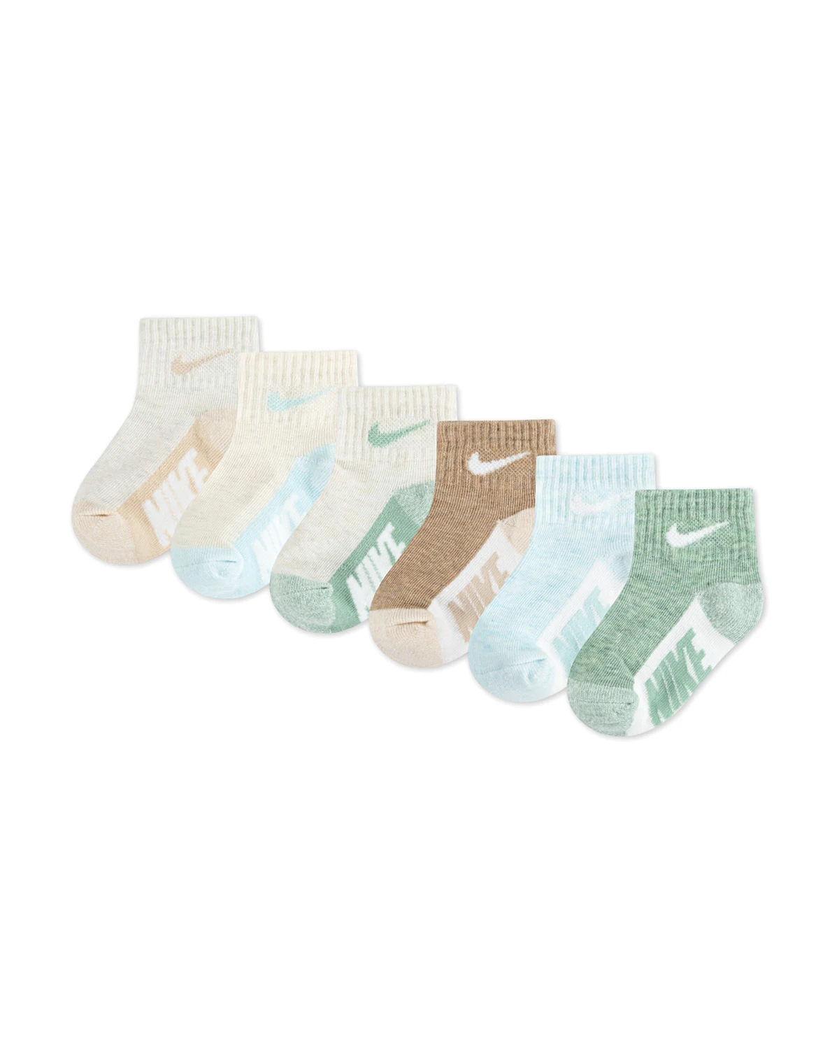 Baby Boys' and Girls' Logo Crew Socks, 6-Pack