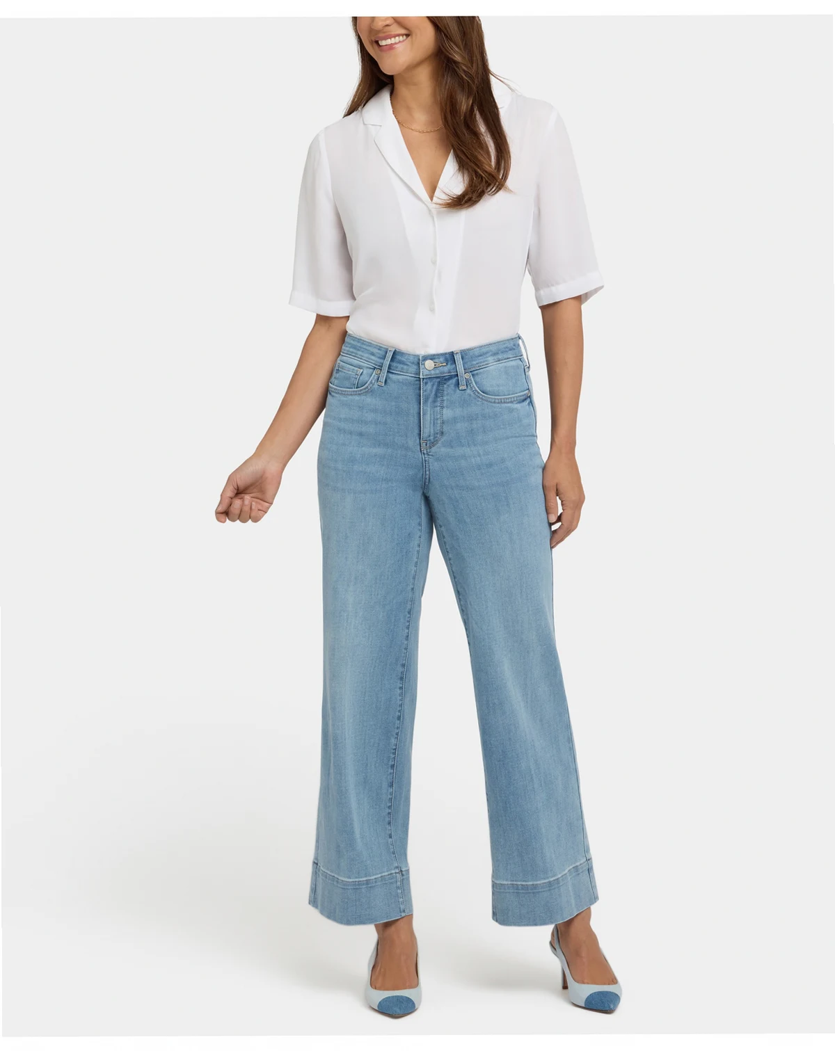 Women's Teresa Wide-Leg Ankle Jeans