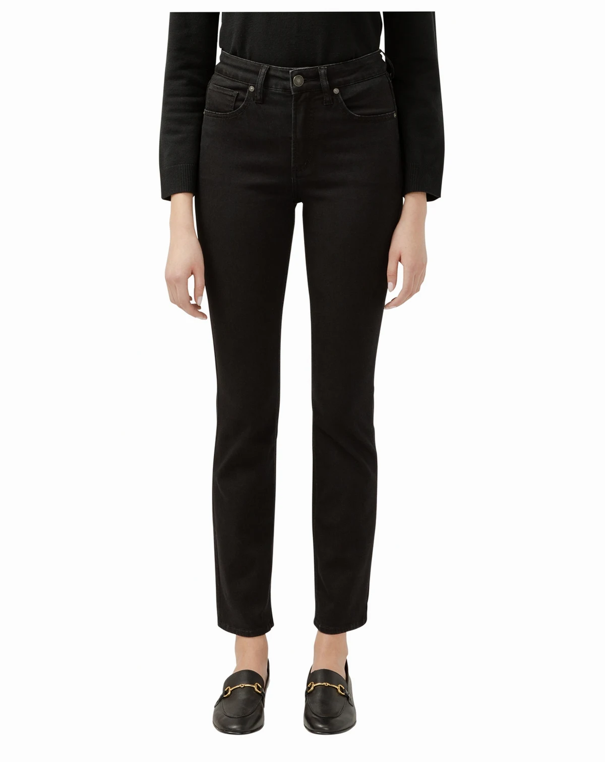 Women's Avery High Rise Curvy Fit Straight Jeans