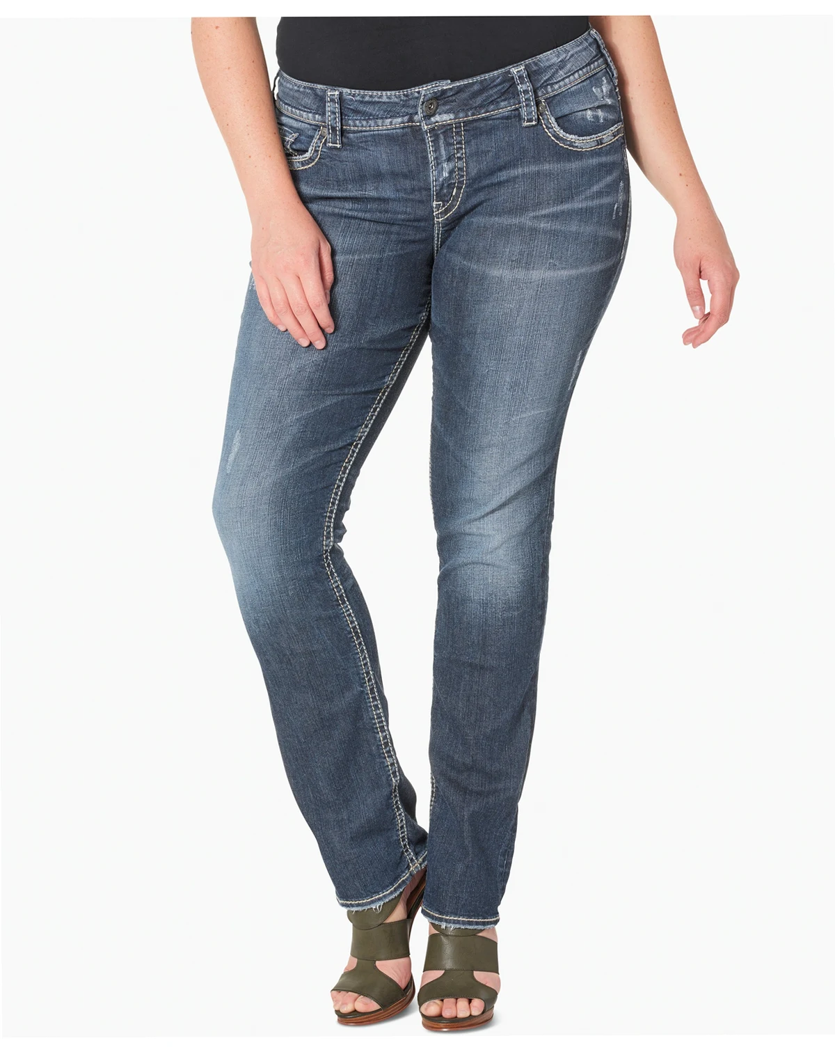 Plus Size Suki Straight-Leg Jeans