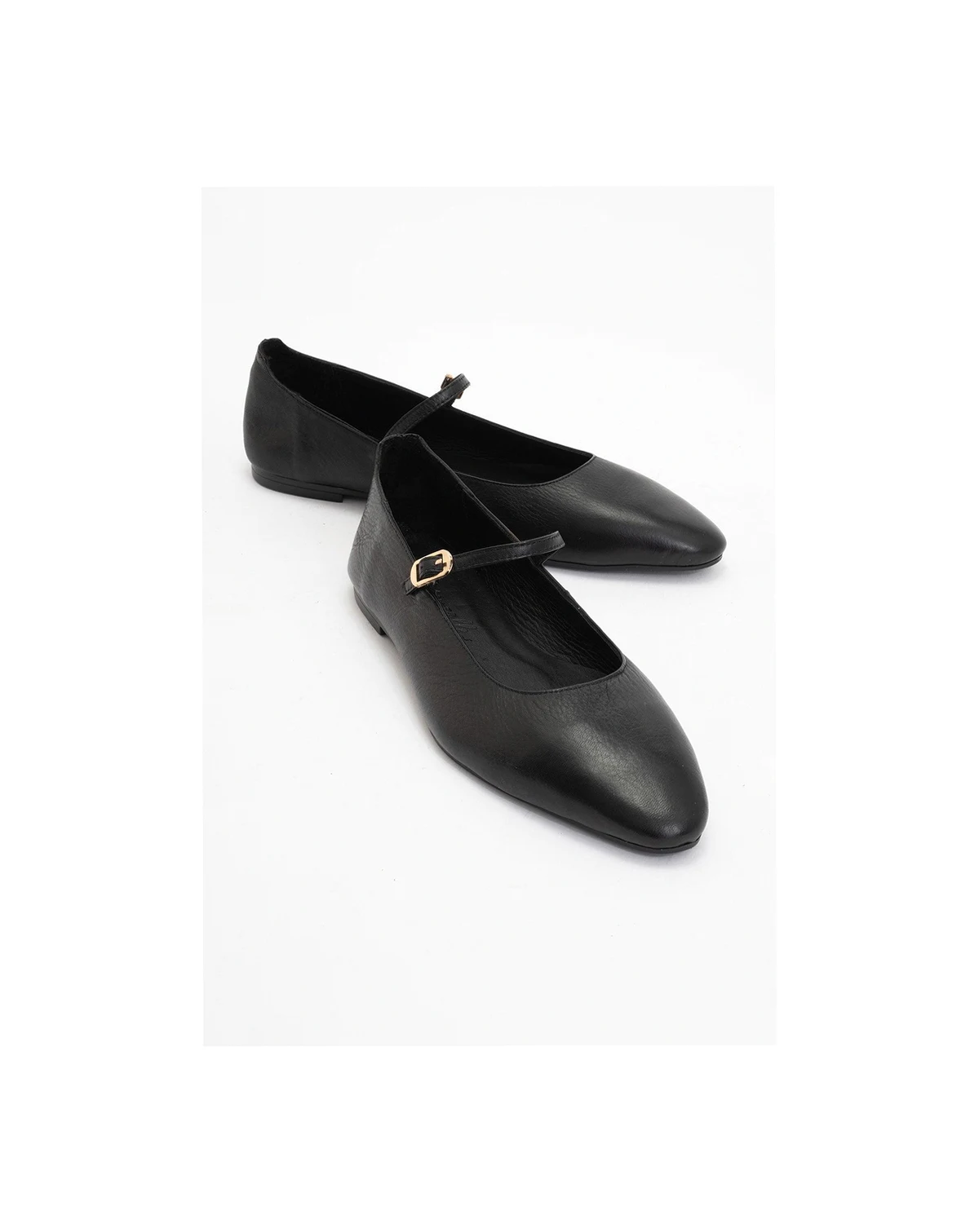 Lara Leather Mary Jane Flats