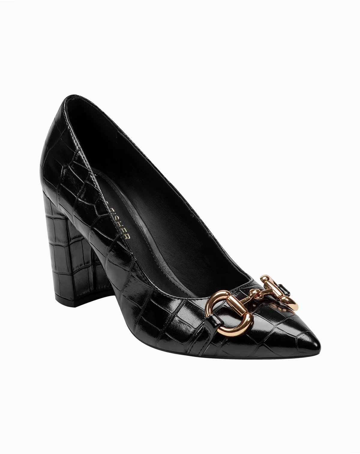 Women's Gruff Bit High Block Heel Pumps