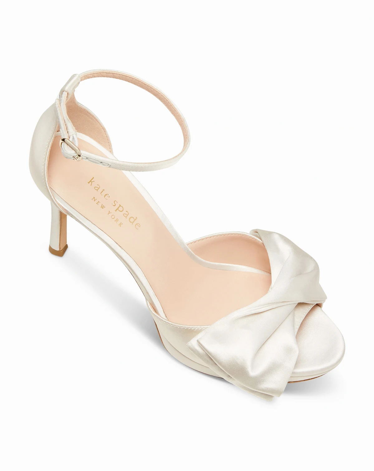 Women's Bridal Satin Evening Dress Heels