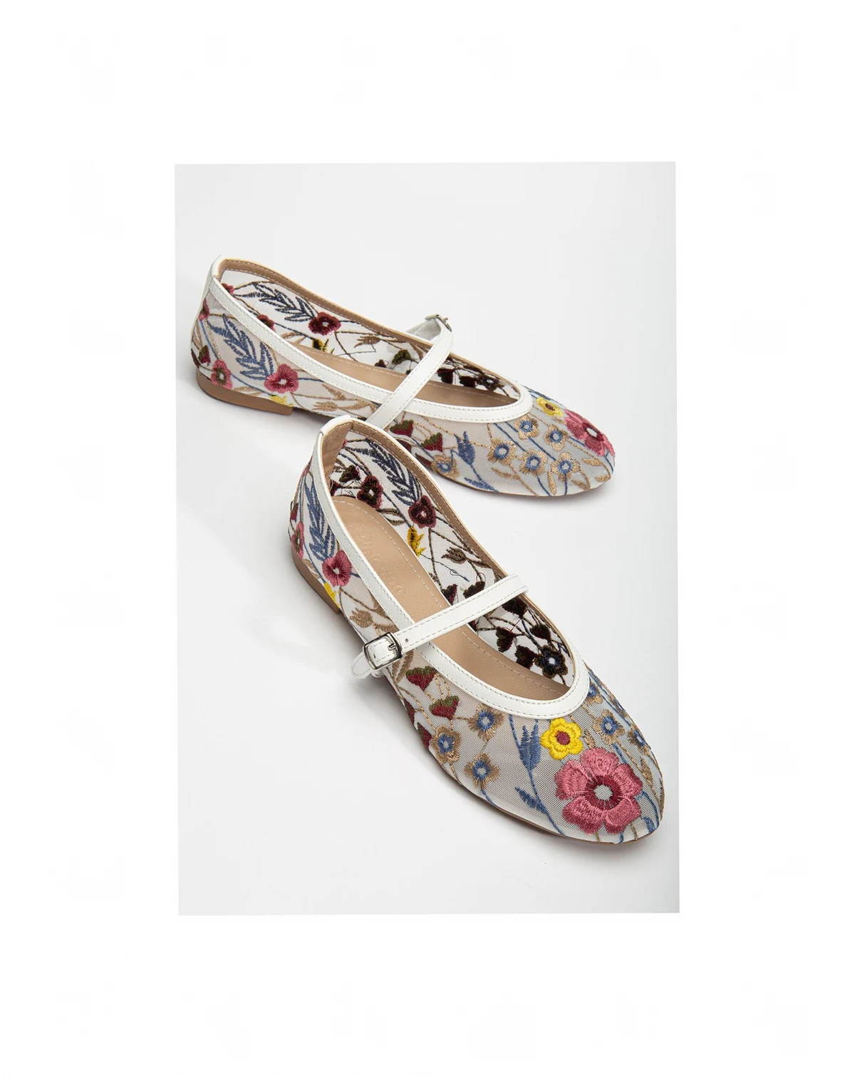 Fauna Mesh Mary Jane Flats
