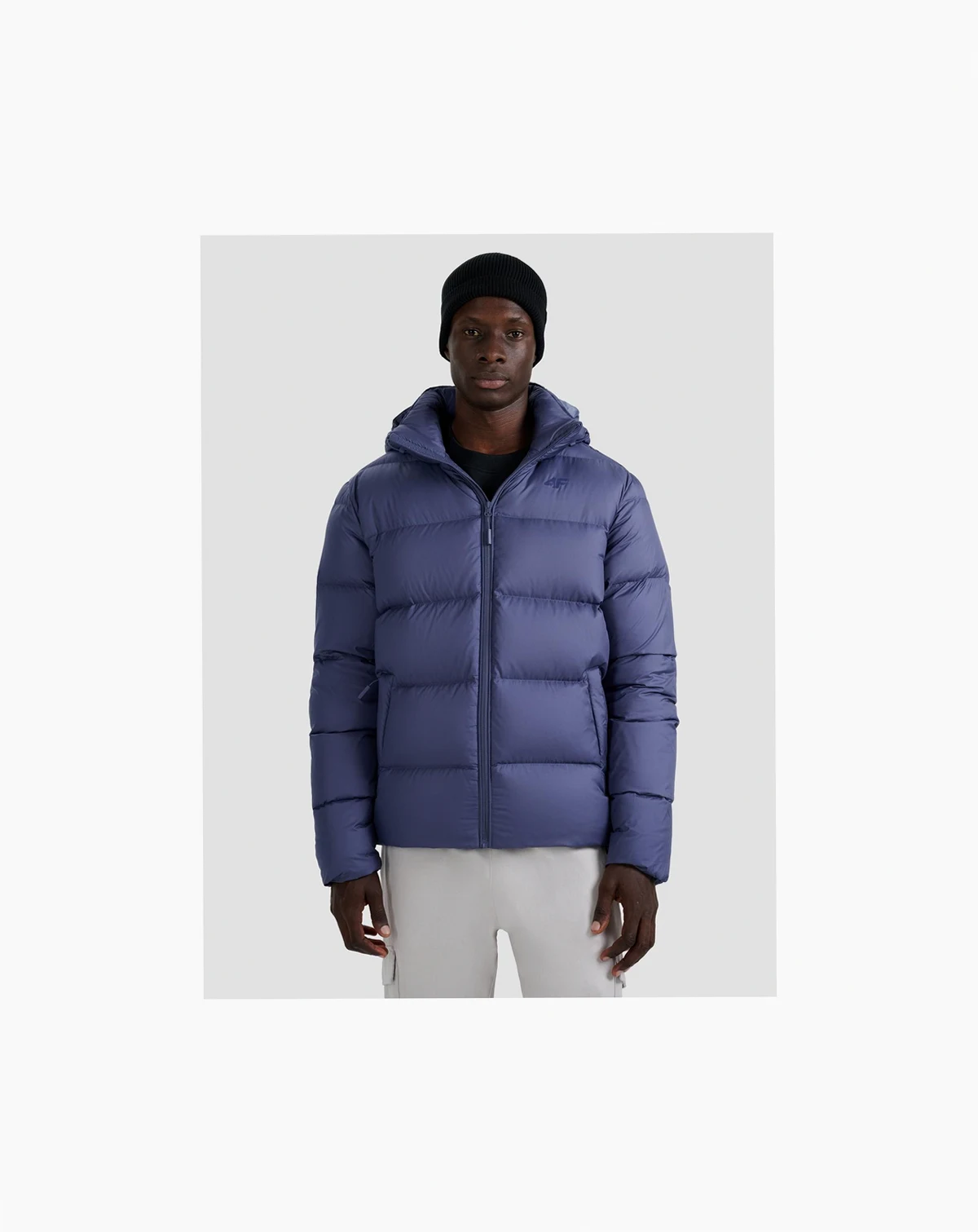 Men's Down Jacket with Natural Filling