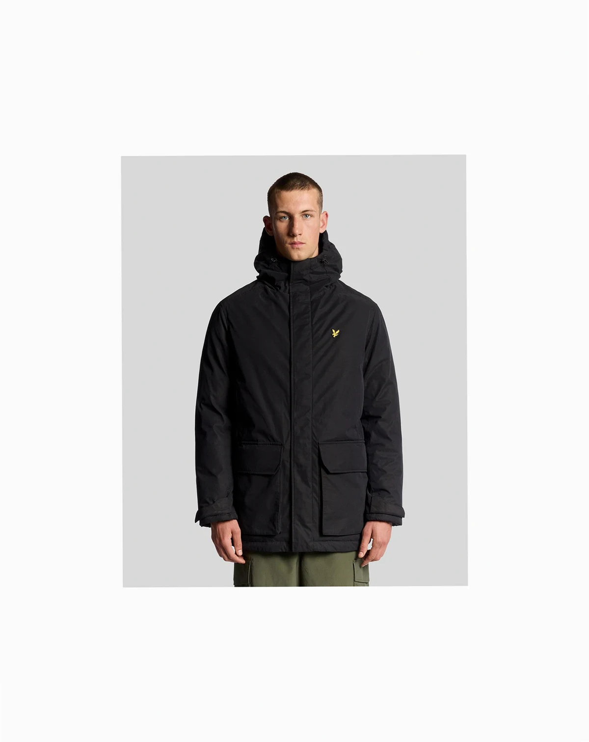 Men's Long Sleeve Hooded Membrane Parka
